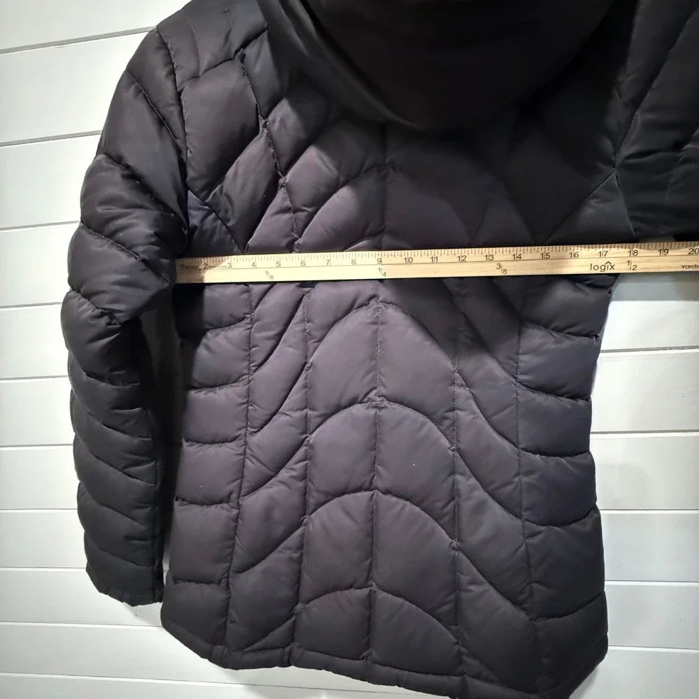 Patagonia Womens Down With It Hooded Puffer Jacket Black Small - Picture 7 of 8